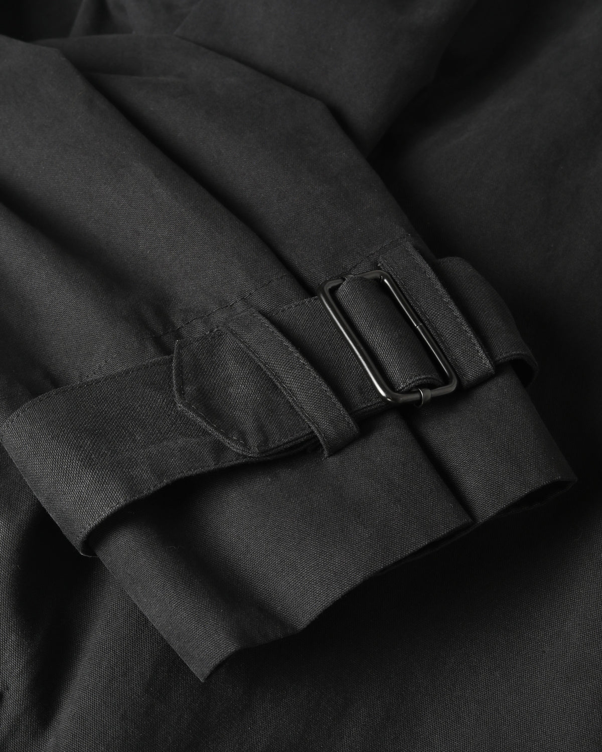 ROSEN Mésa Double-Breasted Coat in Cotton Canvas