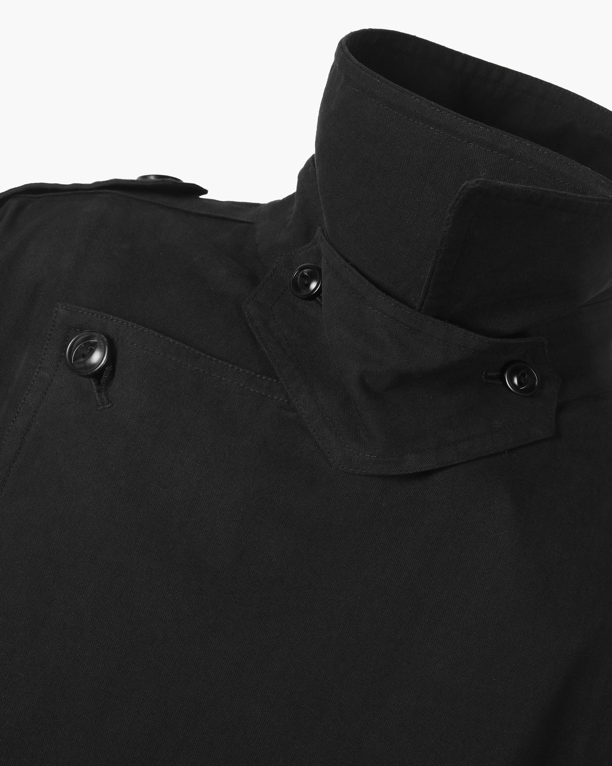 ROSEN Mésa Double-Breasted Coat in Cotton Canvas
