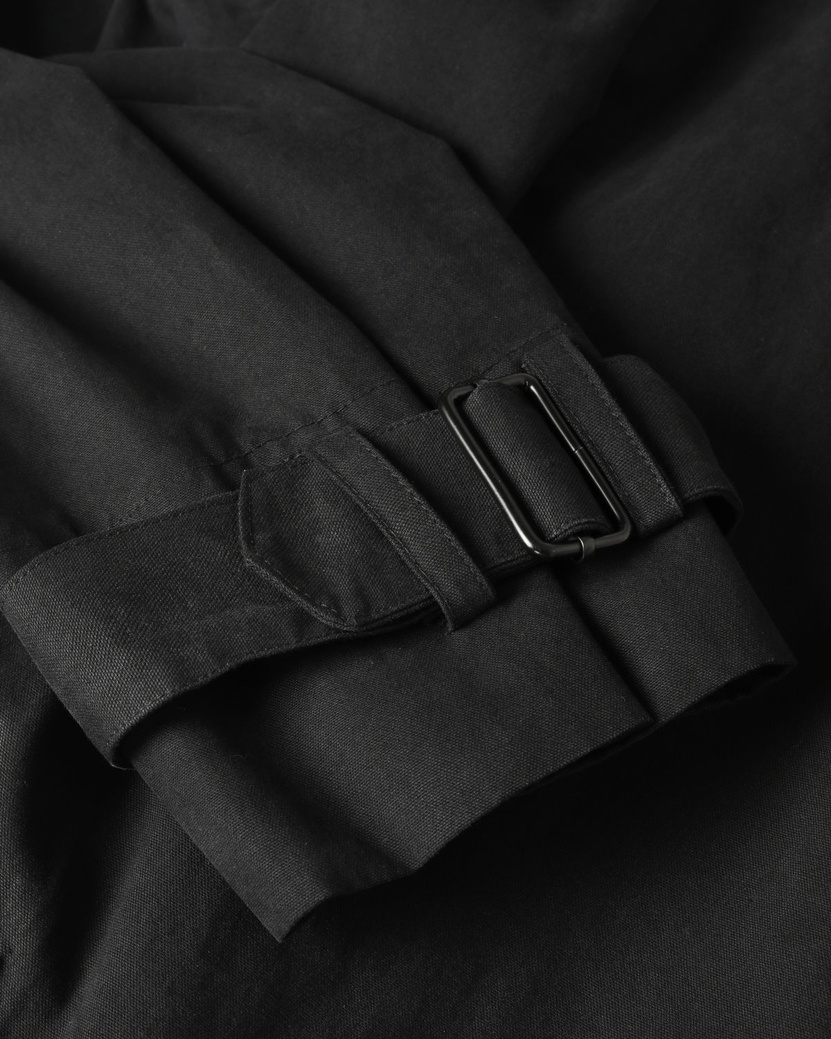 ROSEN Mésa Double-Breasted Coat in Cotton Canvas