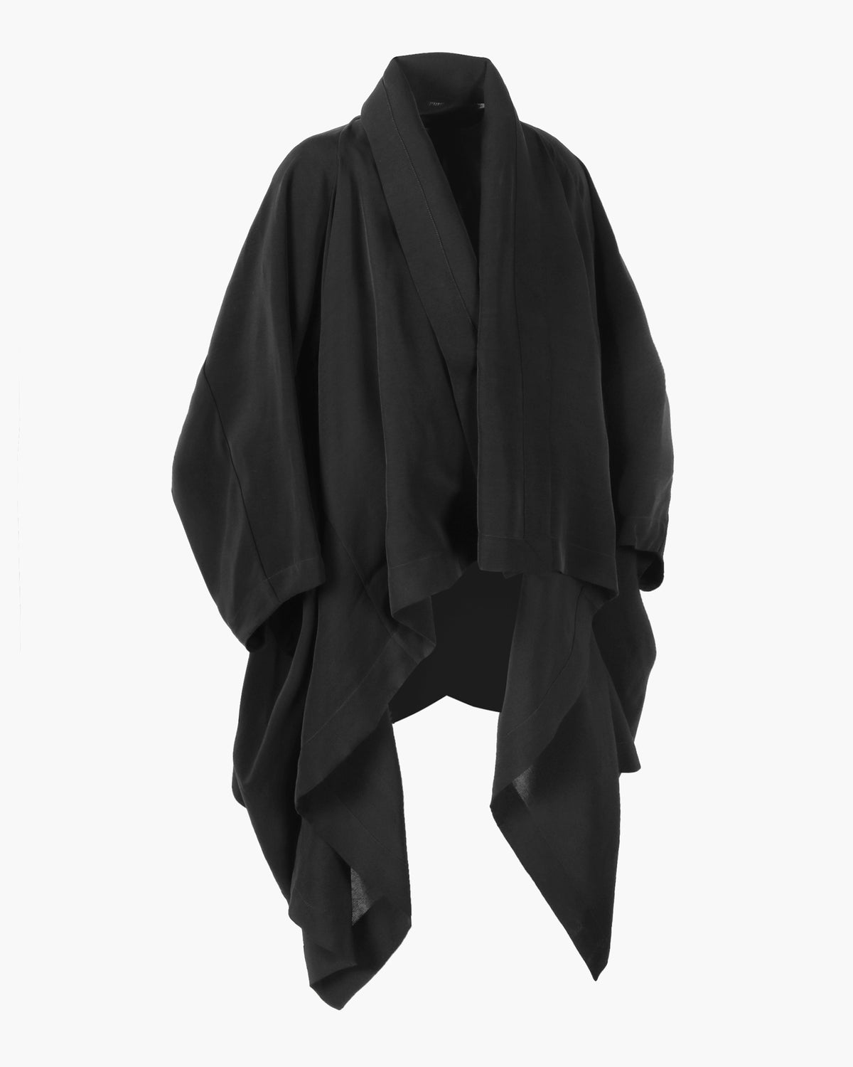 ROSEN O-Ren Coat in Silk-Wool Faille