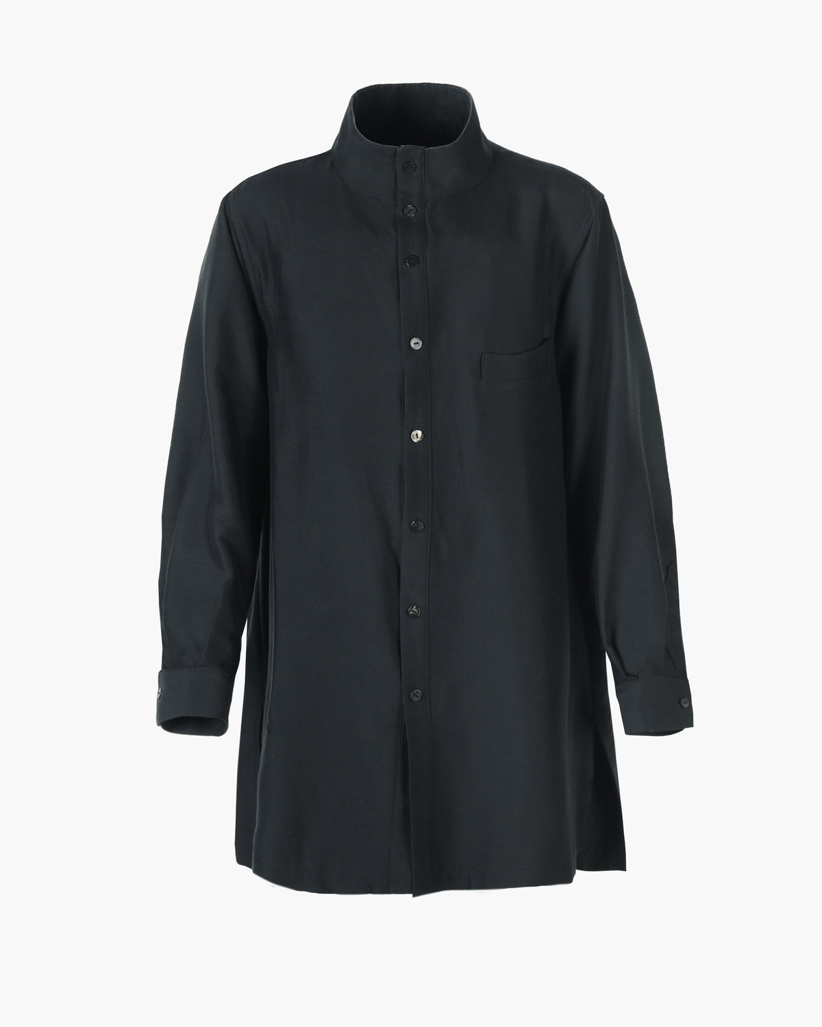 ROSEN Planck Shirt in Silk-Cotton Faille
