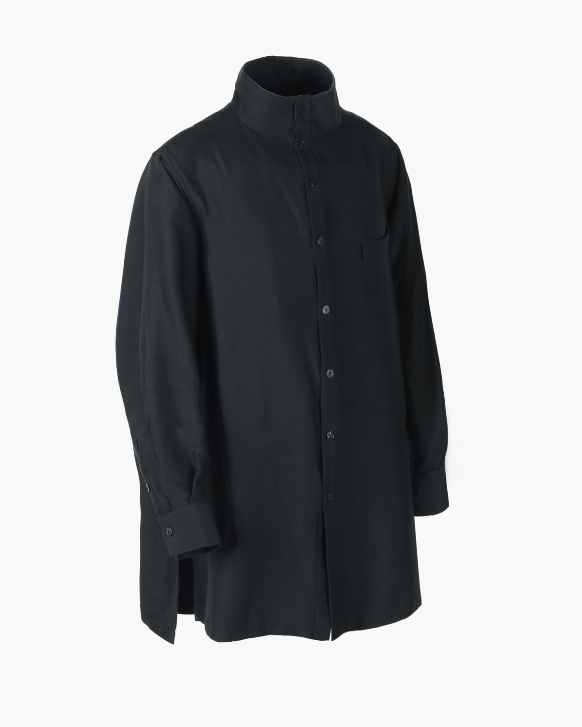 ROSEN Planck Shirt in Silk-Cotton Faille