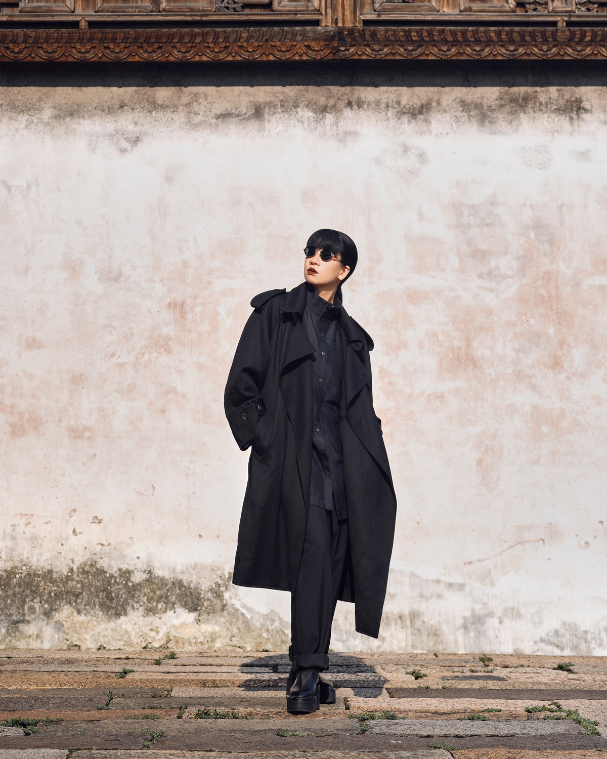 ROSEN Kayde Coat in Wool Twill