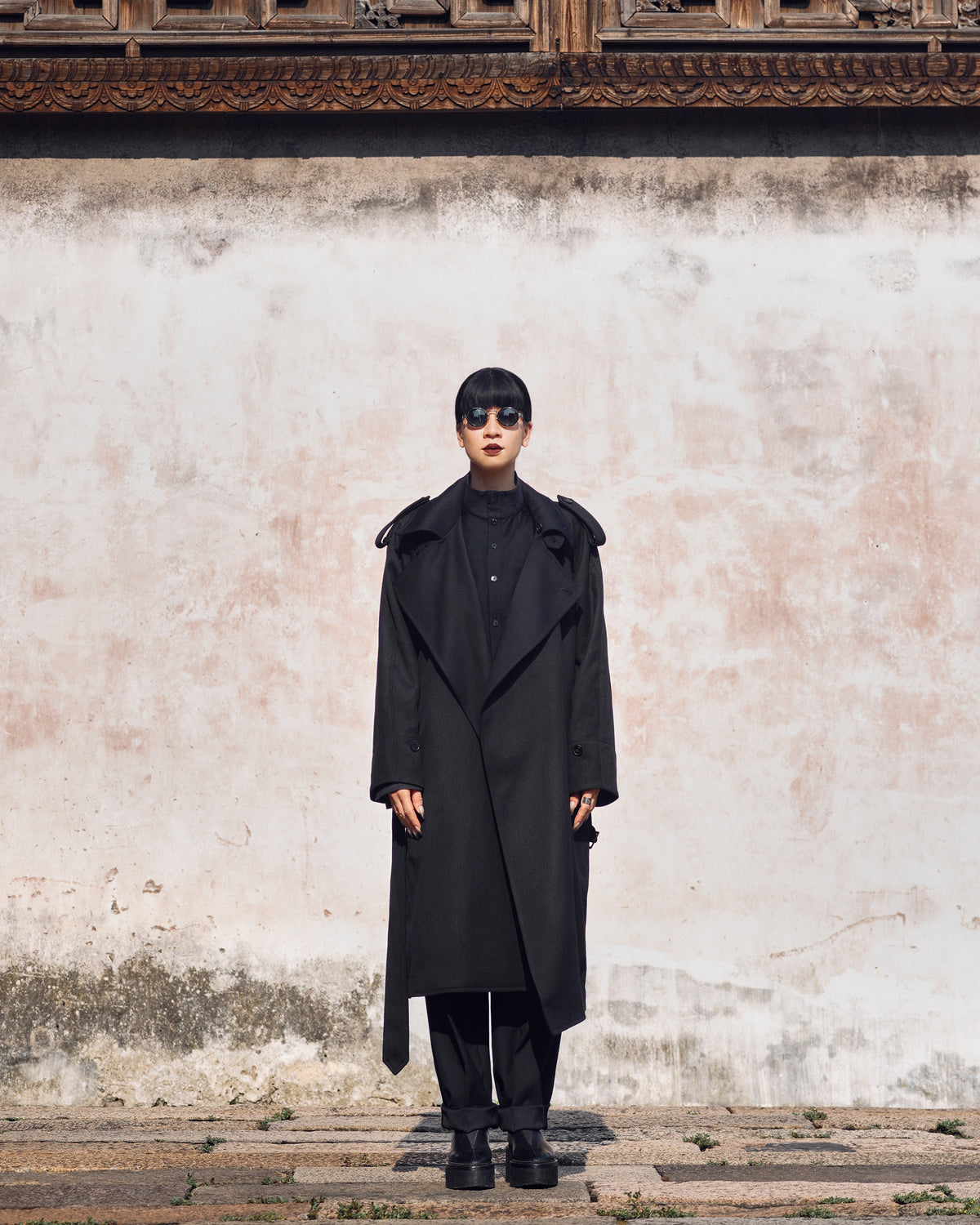 ROSEN Kayde Coat in Wool Twill