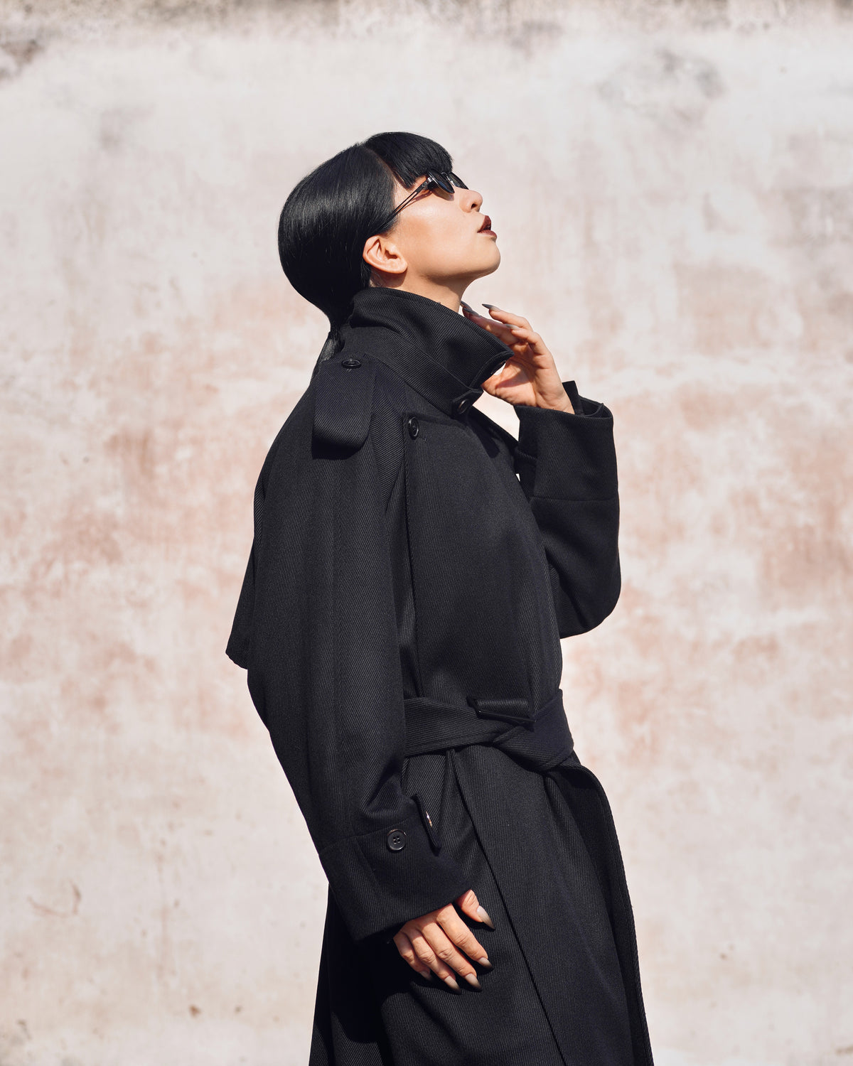 ROSEN Kayde Coat in Wool Twill