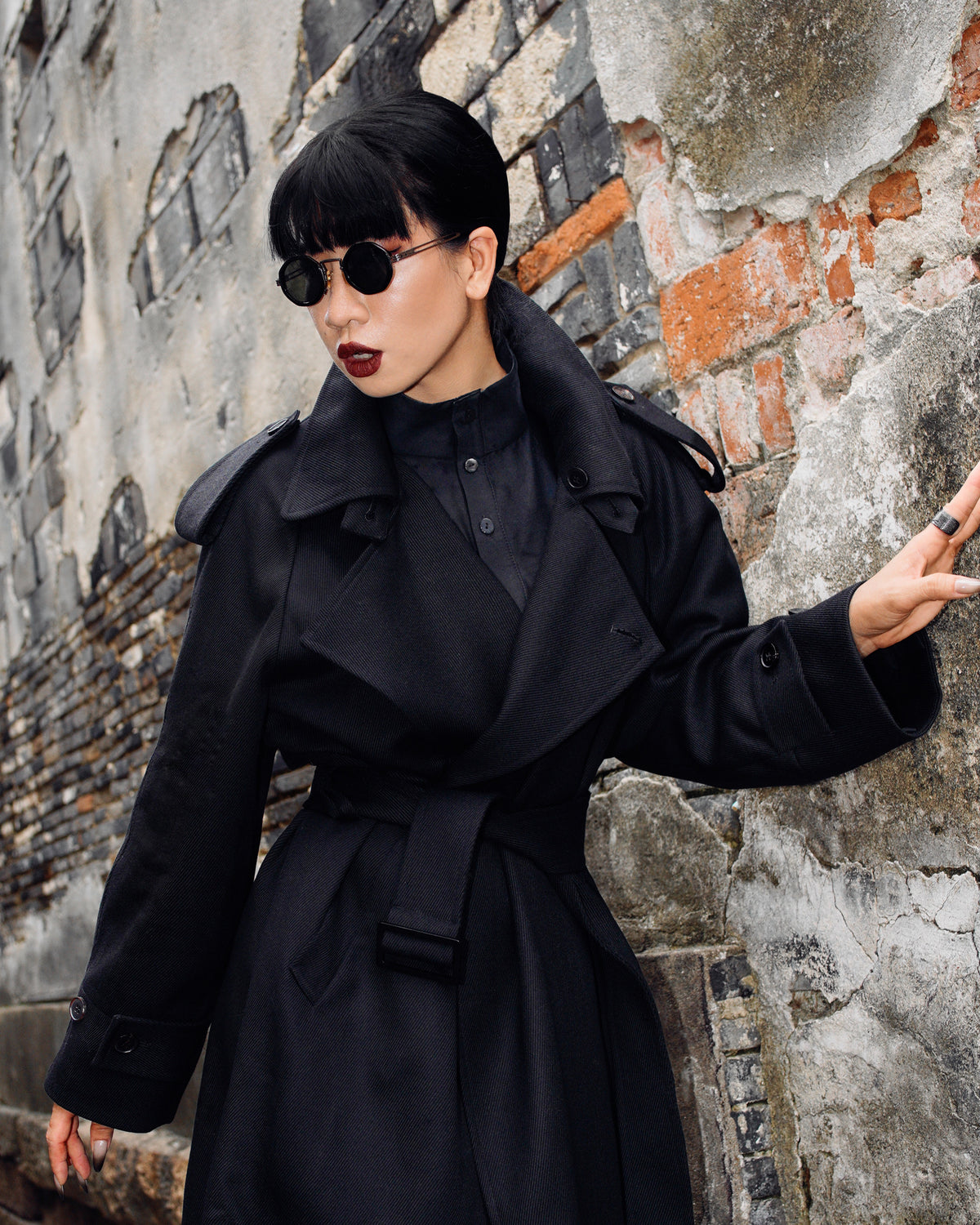ROSEN Kayde Coat in Wool Twill
