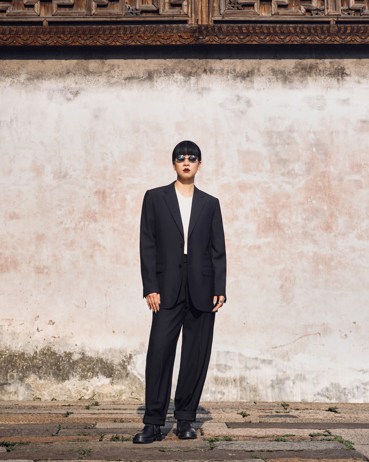ROSEN Medici Suit in Wool Gabardine