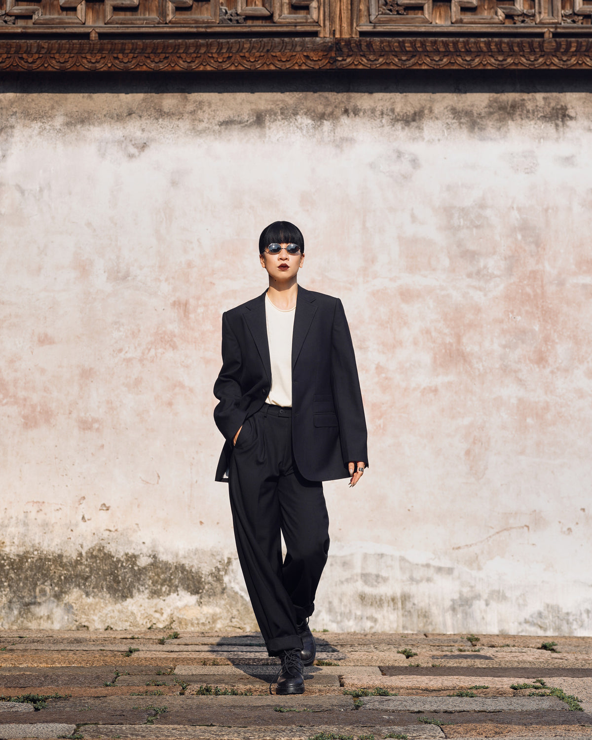 ROSEN Medici Suit in Wool Gabardine