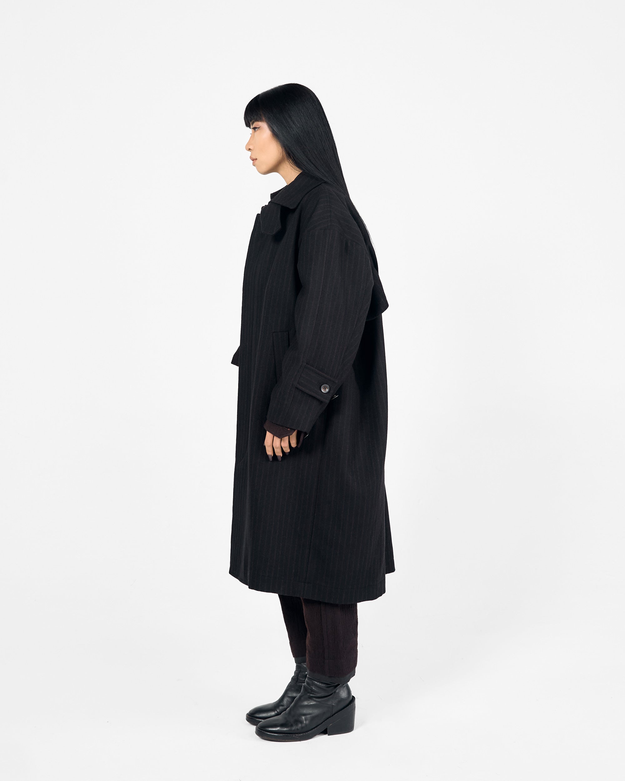 ROSEN Orwellian Overcoat in Wool