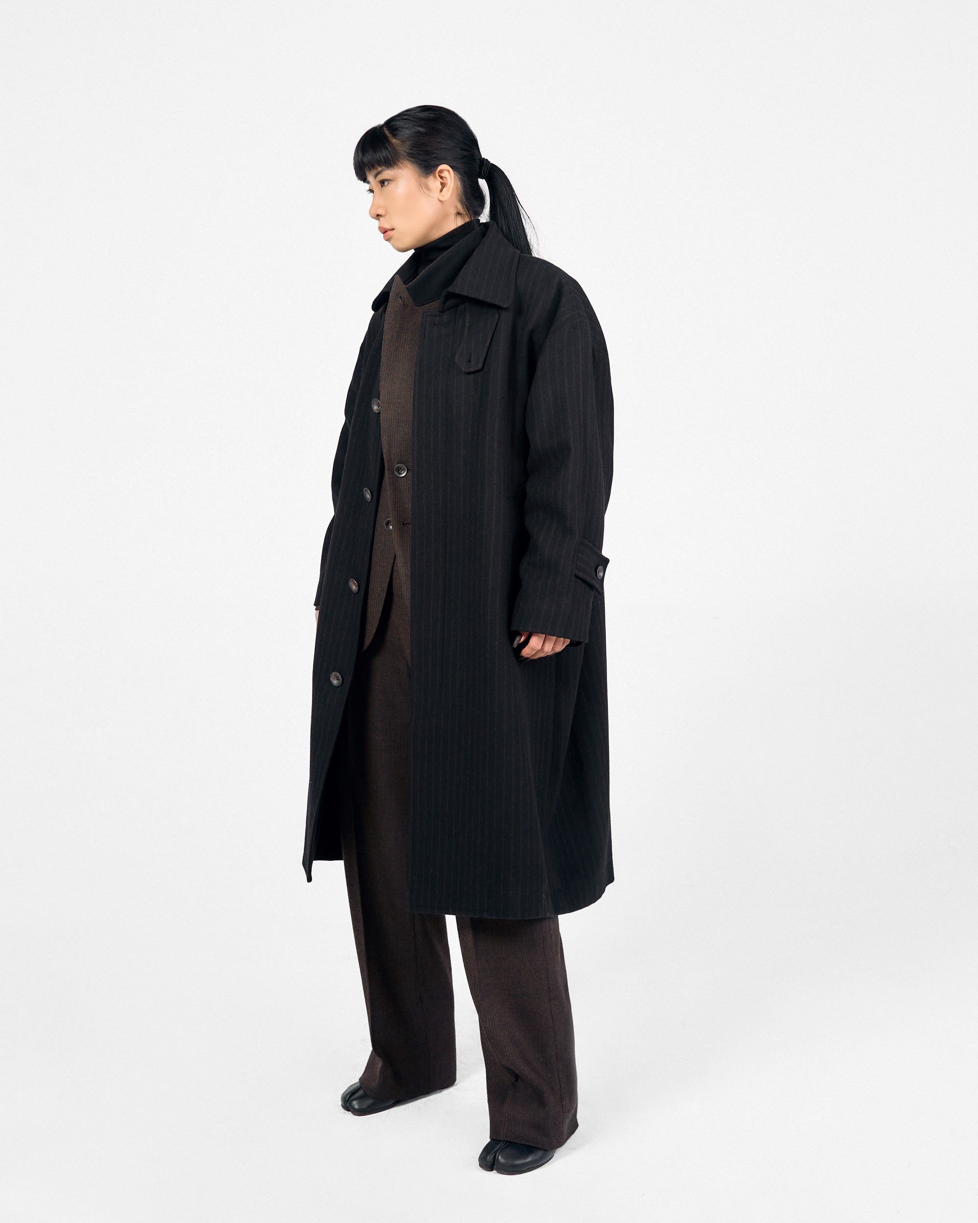 ROSEN Orwellian Overcoat in Wool