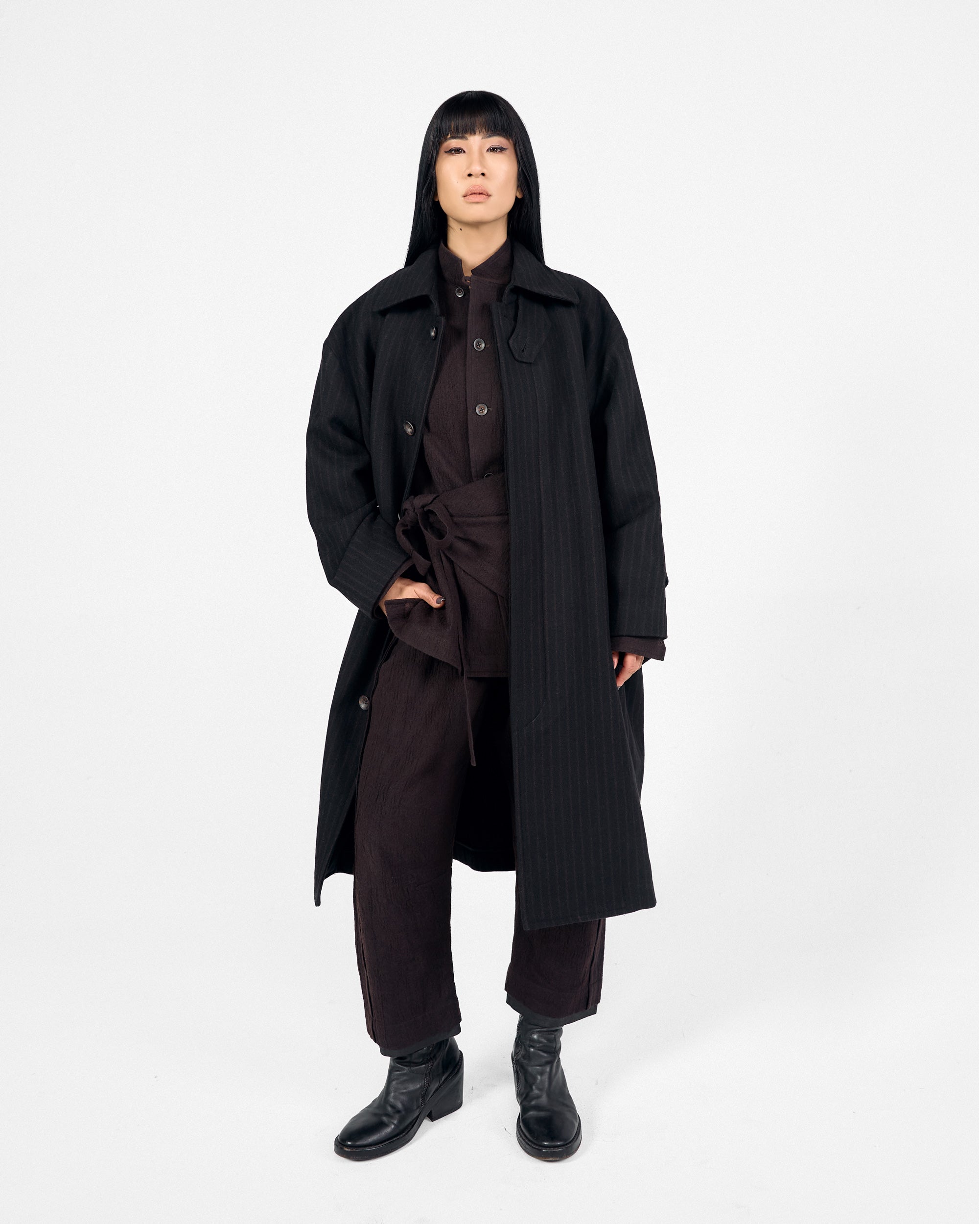 ROSEN Orwellian Overcoat in Wool