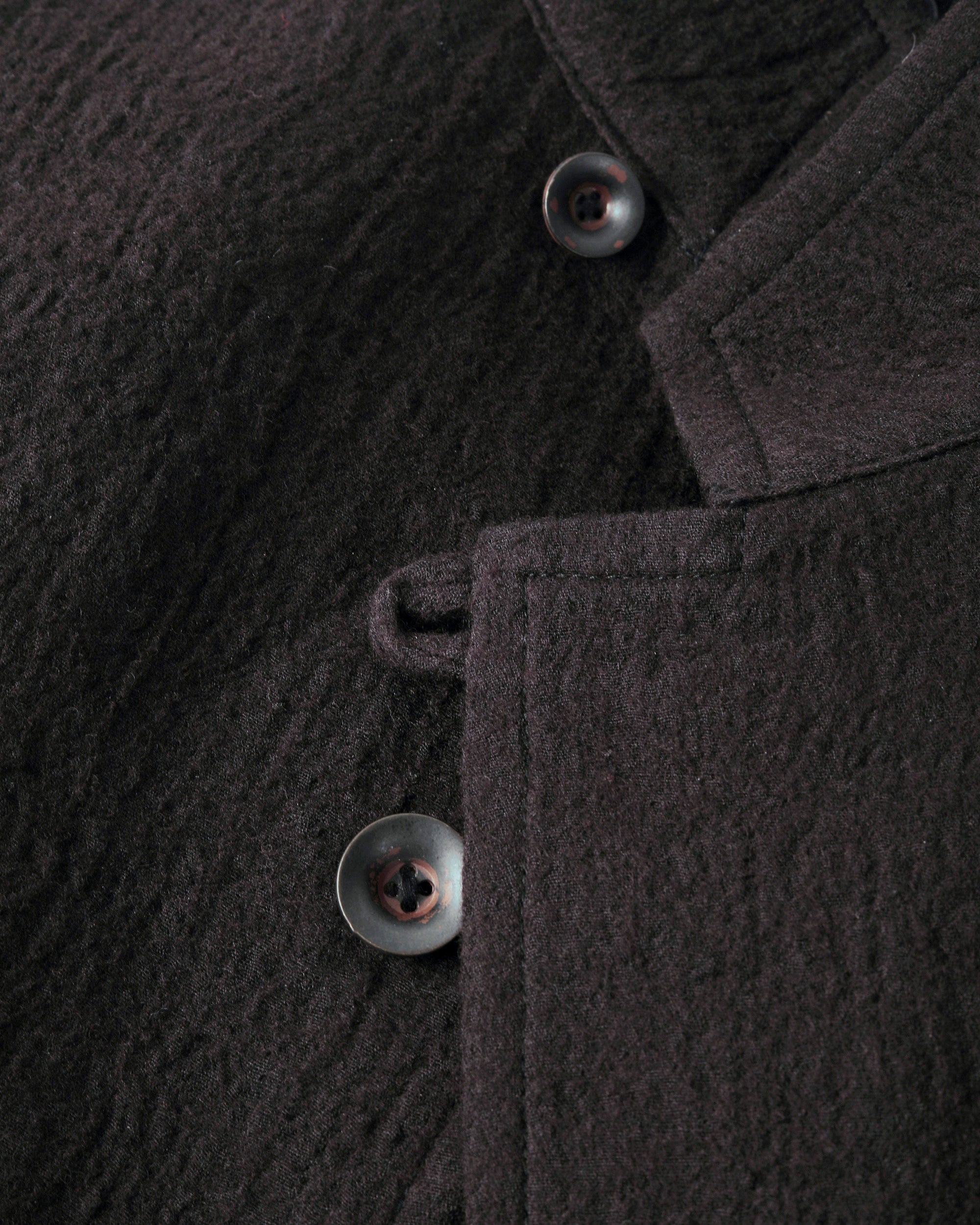 ROSEN Plato Shirt in Wool-Cotton Gauze