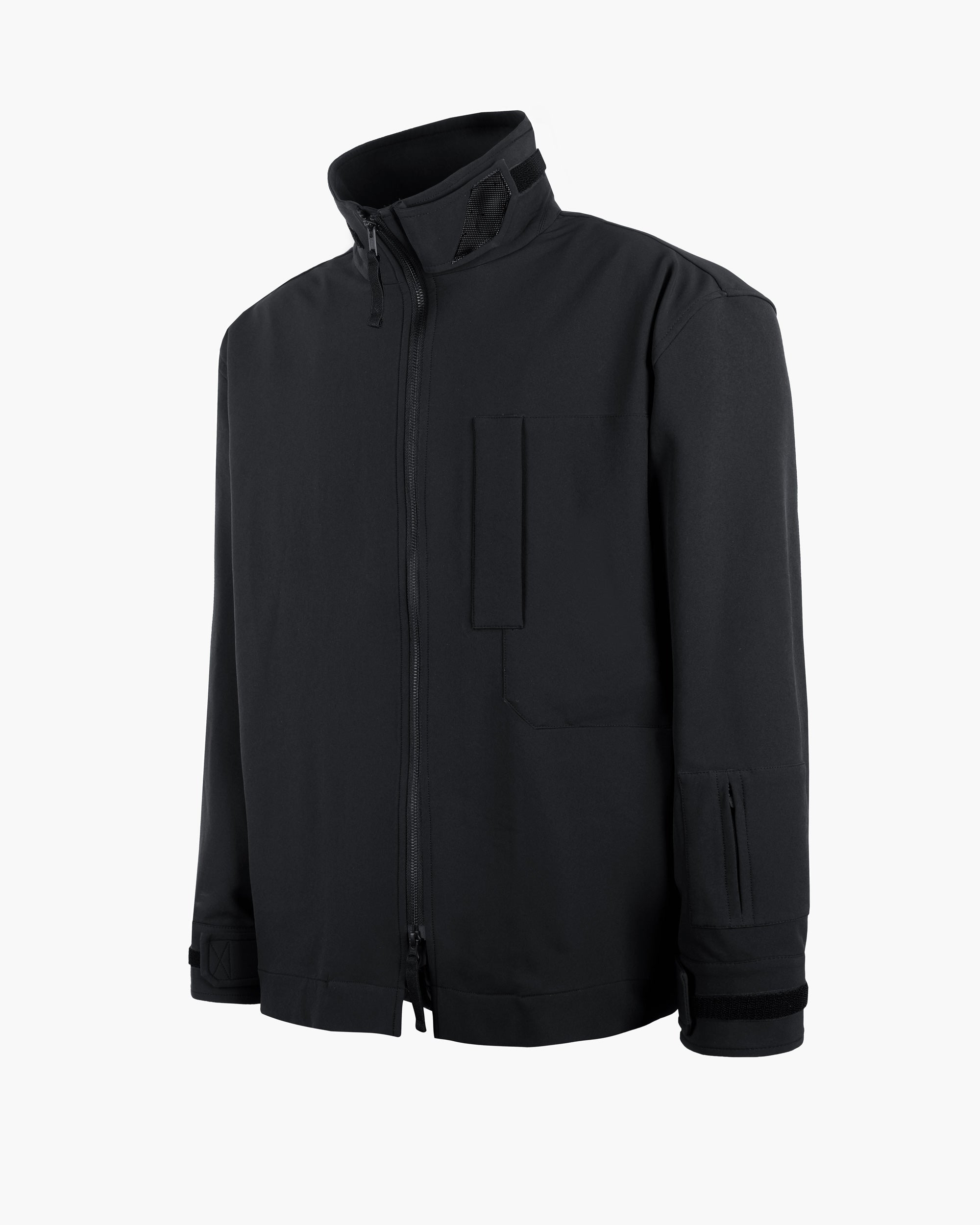 ROSEN-X Minerva Technical Overshirt | Black - Schoeller®-dryskin