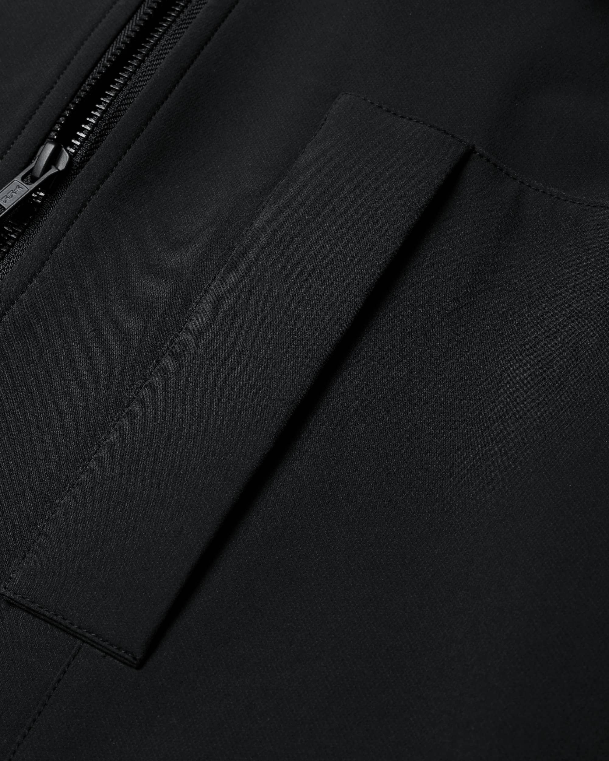 ROSEN-X Minerva Technical Overshirt | Black - Schoeller®-dryskin