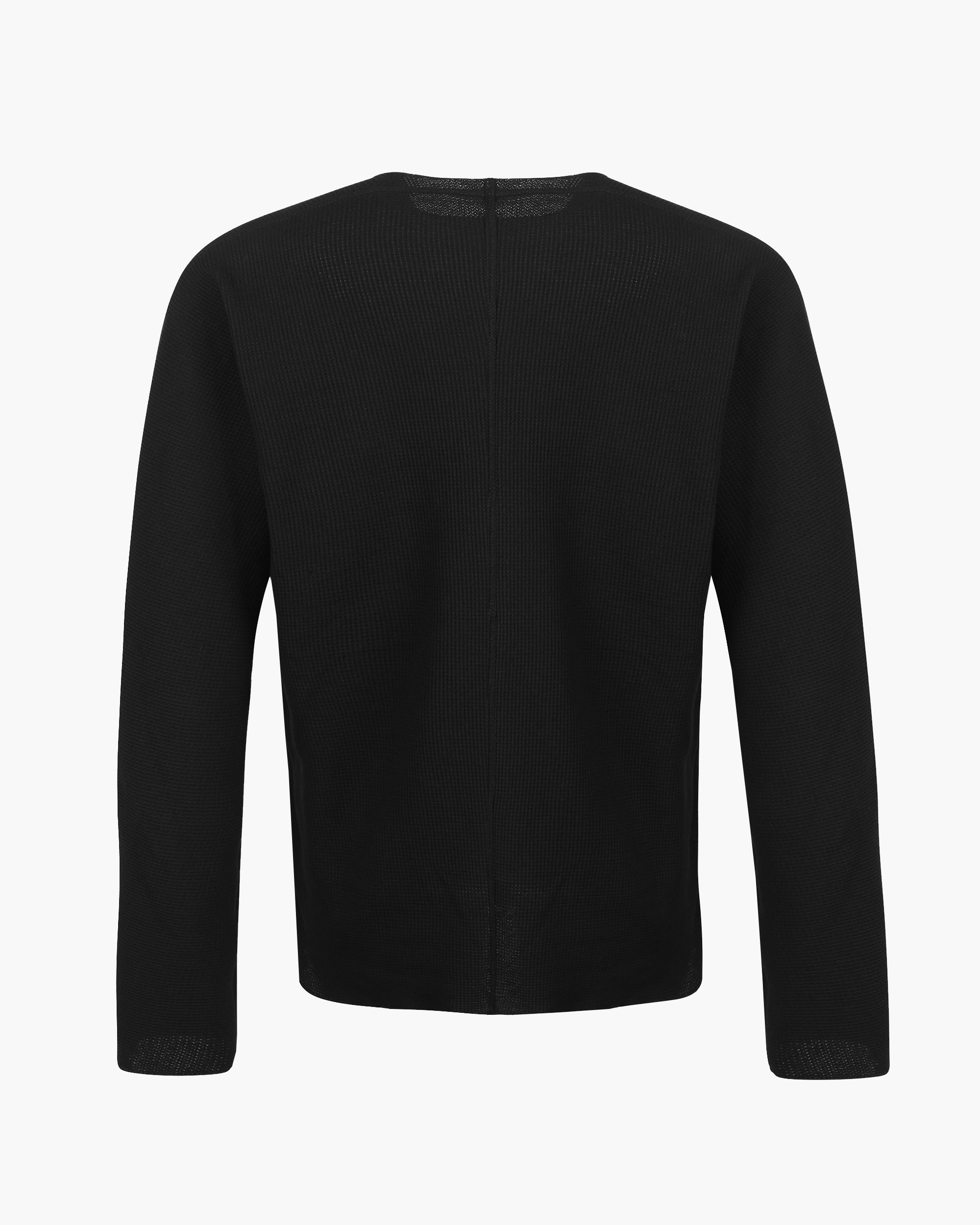 トップス rosen kreuz VINTAGE WAFFLE KNIT ROSEN-X Termina Waffle Knit Long Sleeve Tee | Black – ROSEN | ROSEN-X