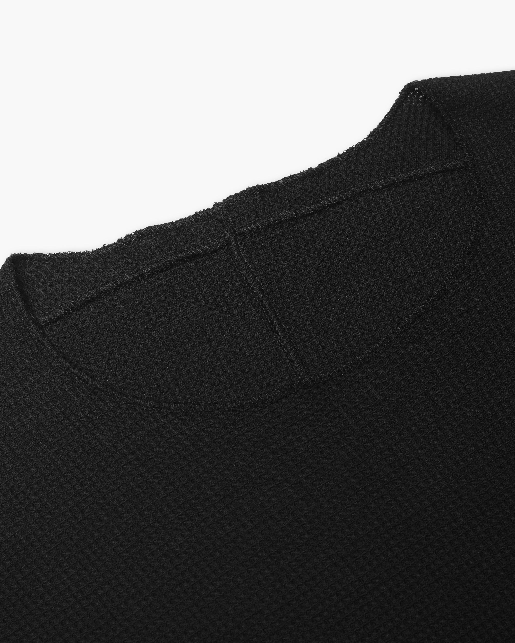 ROSEN-X Termina Waffle Knit Long Sleeve Tee | Tech Cotton