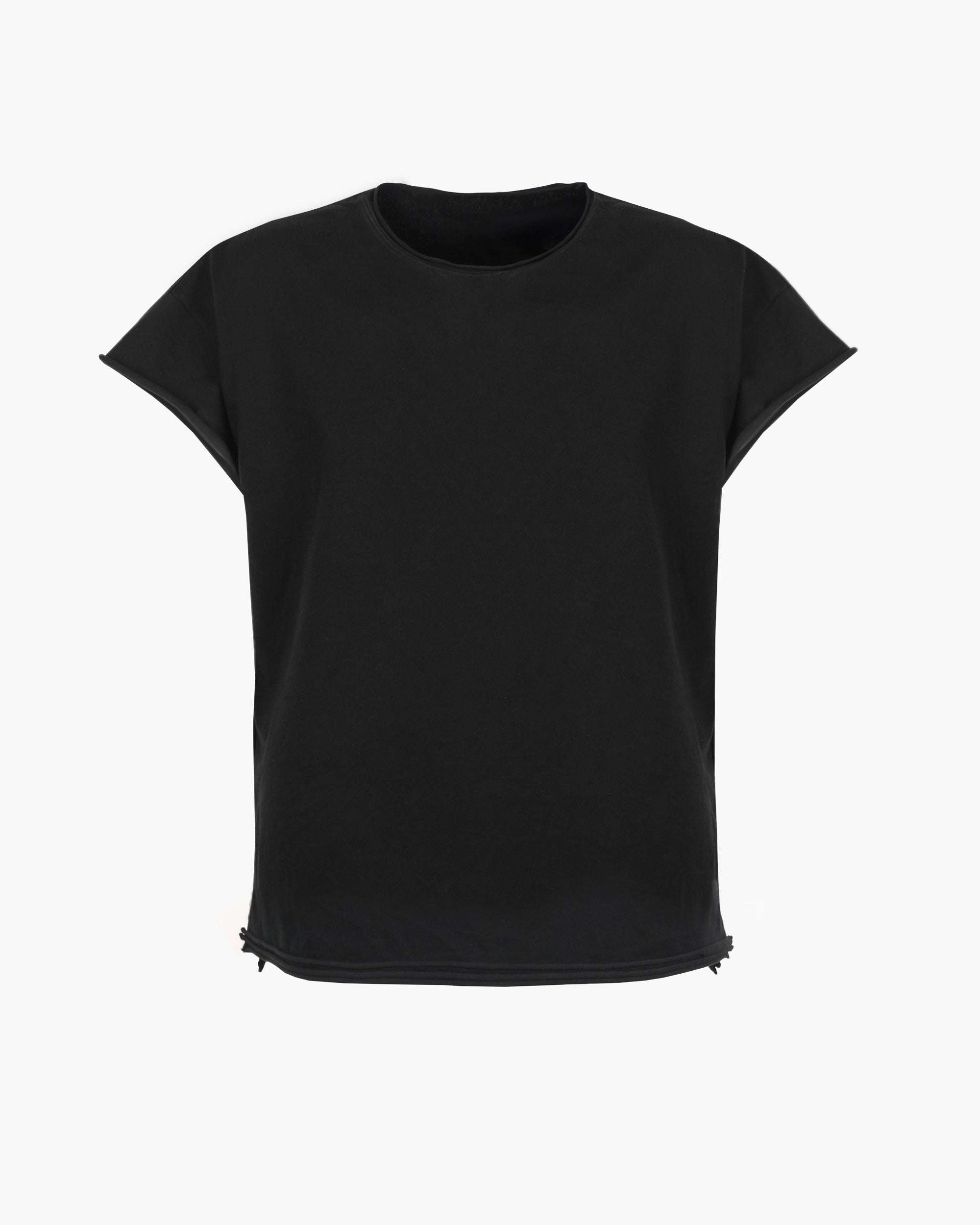 ROSEN-X Termina Cap-Sleeve Tee  | Cotton Silk Wool