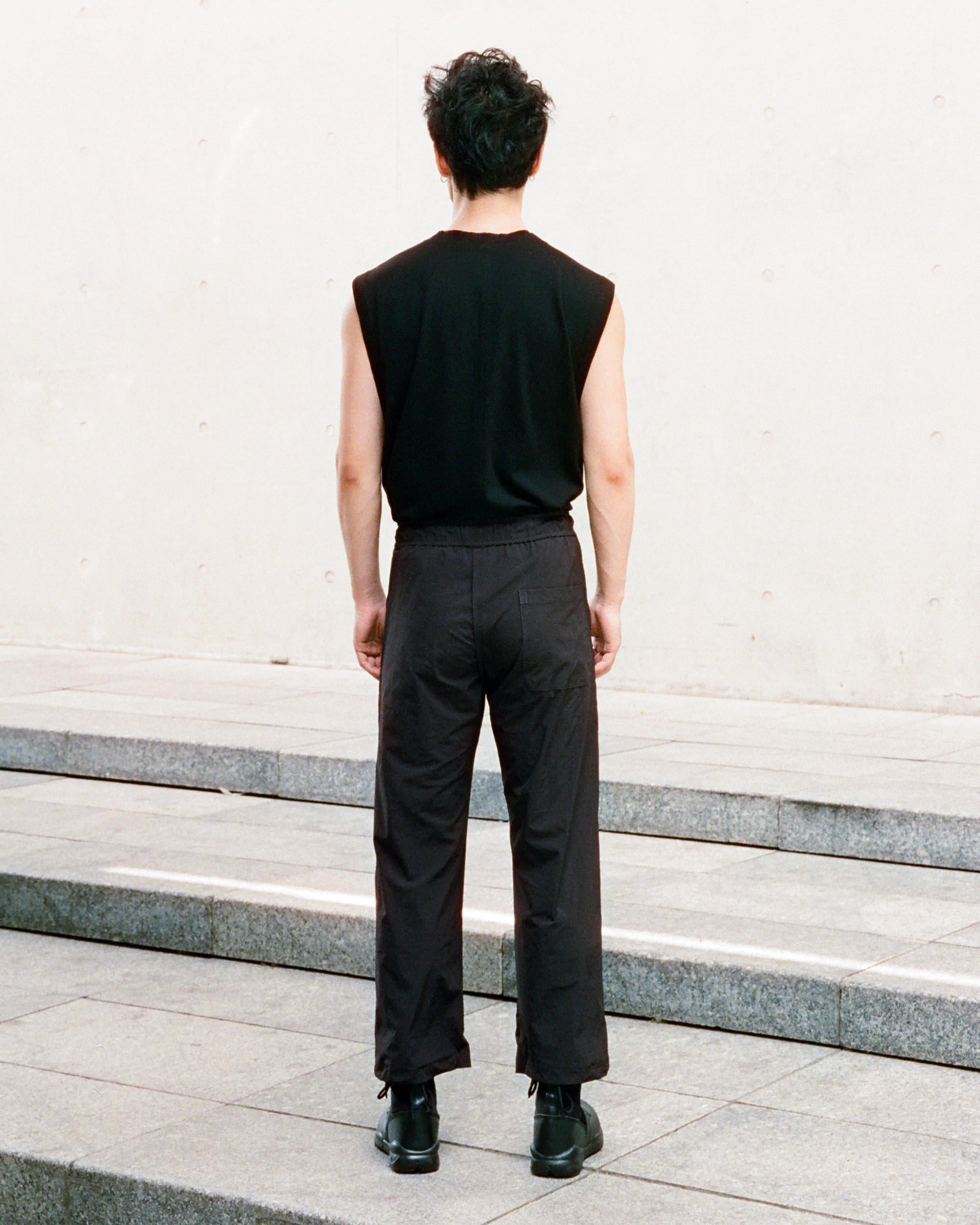 LOHENローヘンDRAWCORD CHINO PANTS 38黒 ROSEN-X Yama Drawcord Pants | Black – ROSEN | ROSEN-X