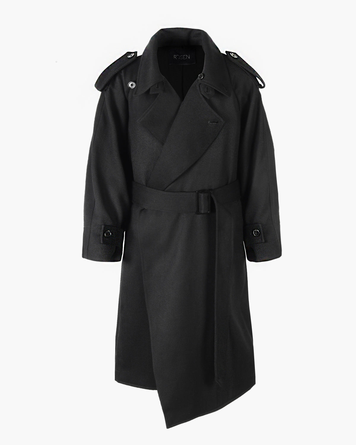 ROSEN Kayde Coat in Wool Twill