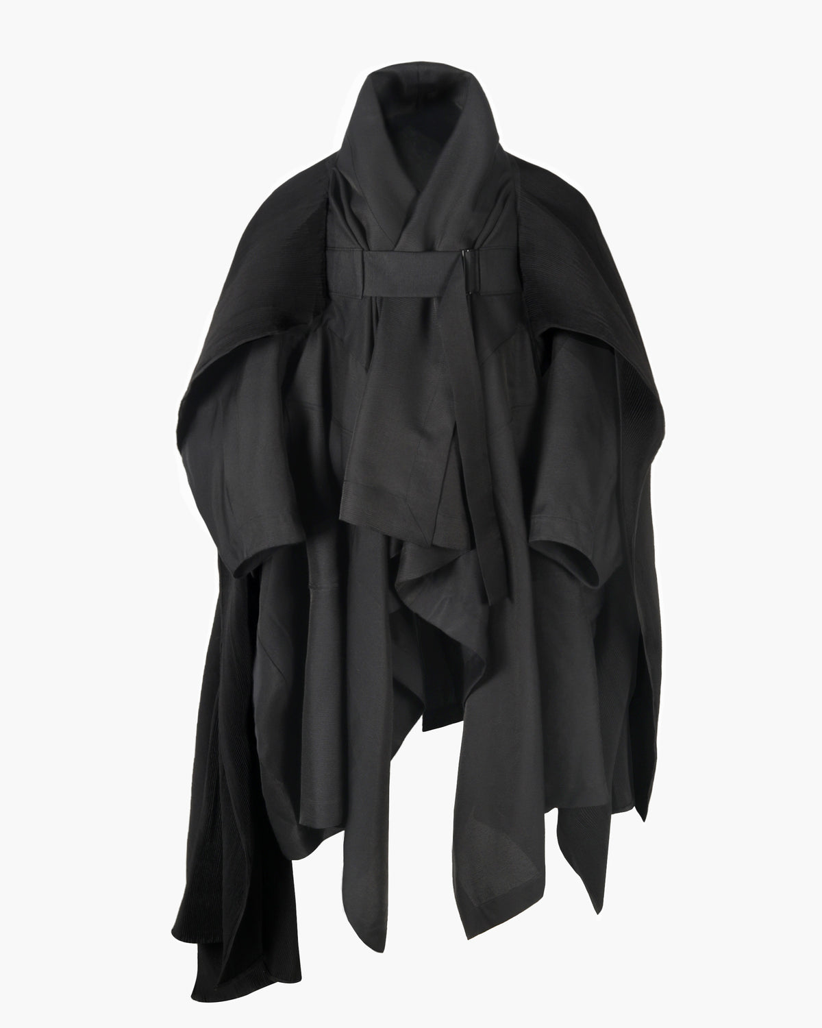 ROSEN Zhen Wrap Coat in Silk Wool