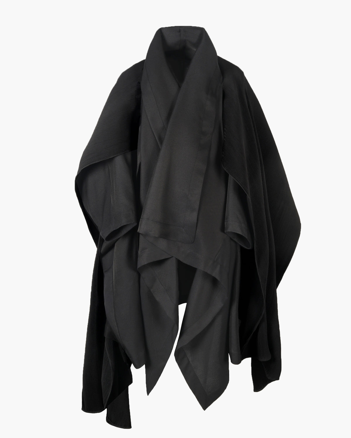 ROSEN Zhen Wrap Coat in Silk Wool
