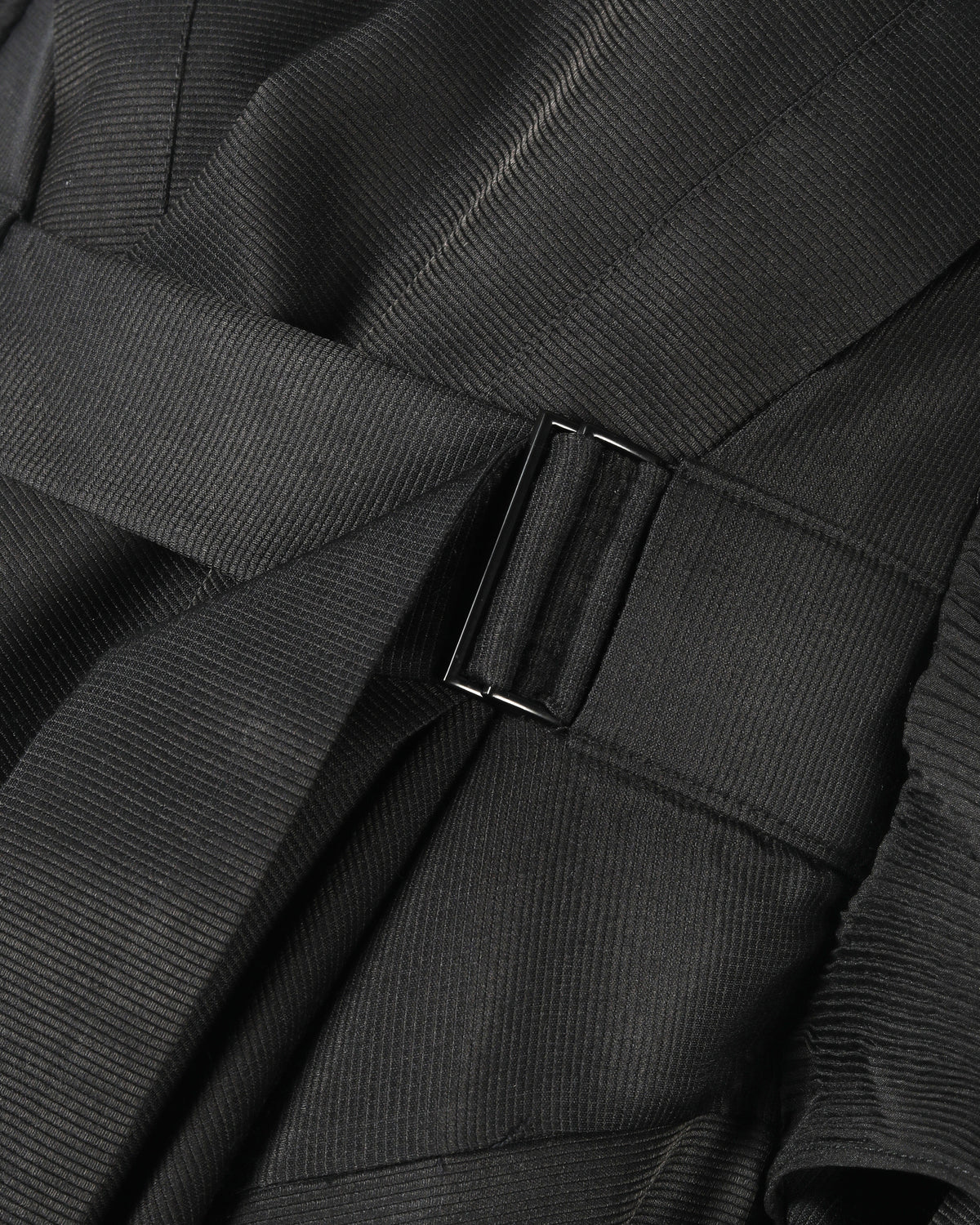 ROSEN Zhen Wrap Coat in Silk Wool
