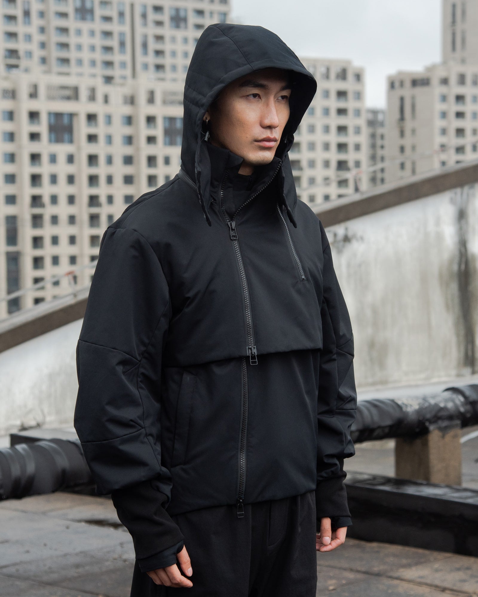 ROSEN-STORE.COM | ROSEN-X Chronos Bomber Jacket in Black