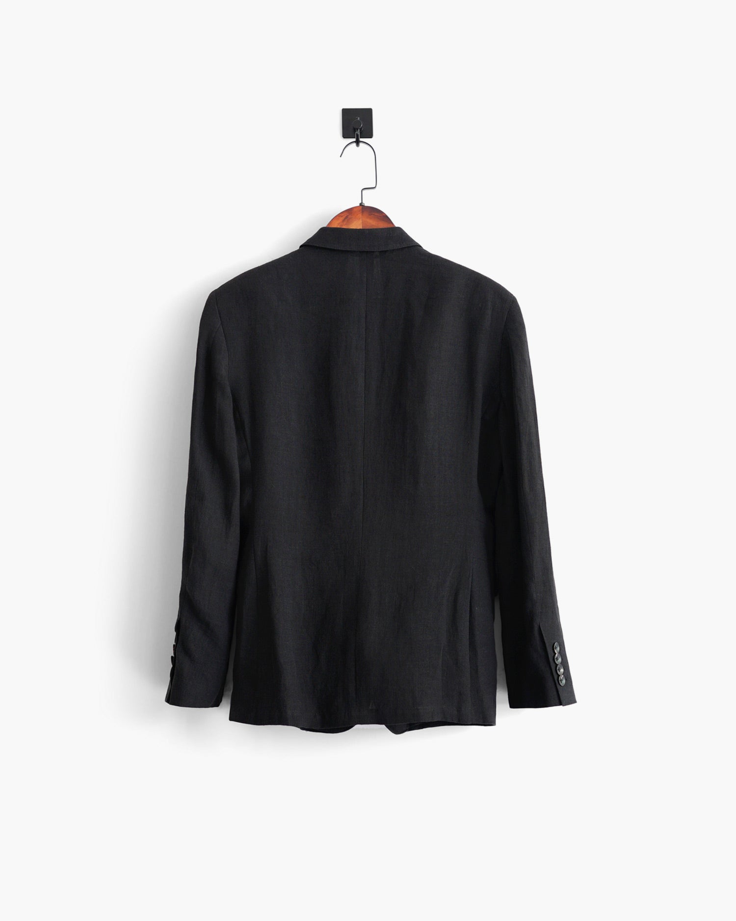 ROSEN-S Daily Suit Jacket - Black Linen