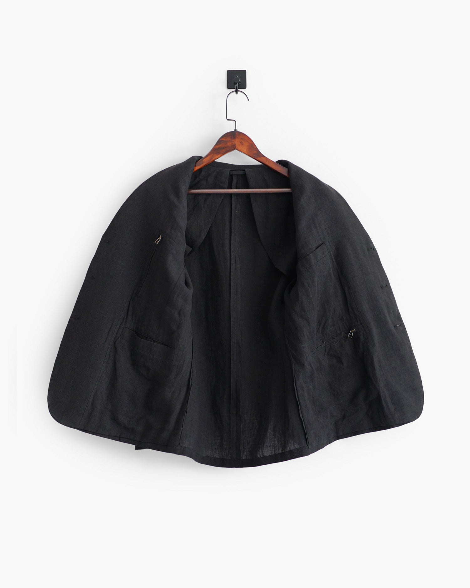 ROSEN-S Daily Suit Jacket - Black Linen