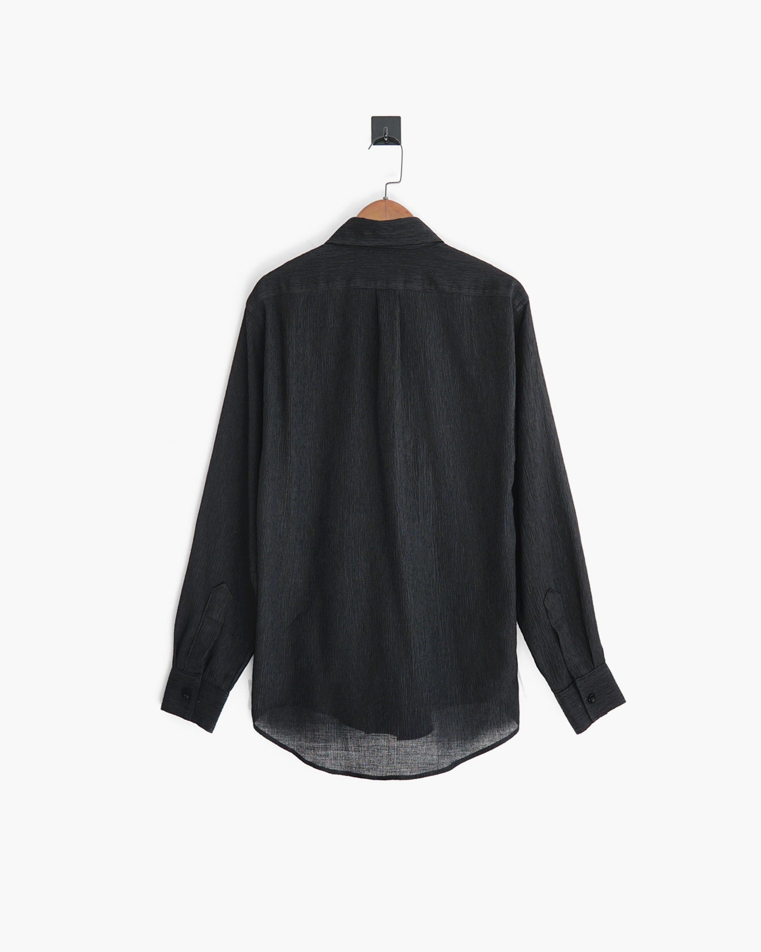 ROSEN-S Long Sleeve Shirt - Textured Cotton