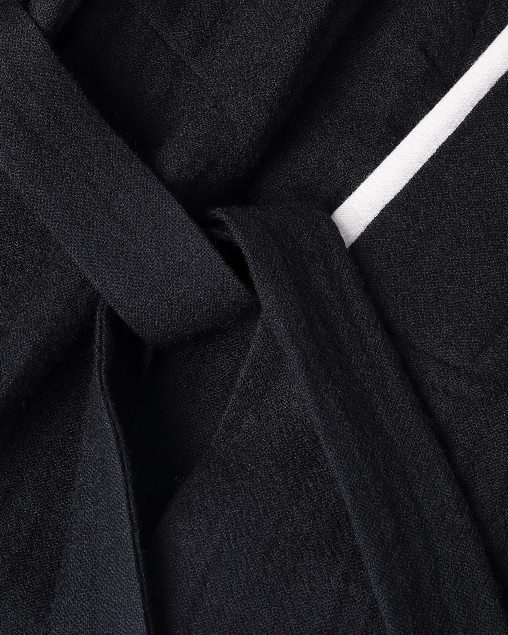 ROSEN Tsering Asymmetrical Suit in Wool Linen Gauze