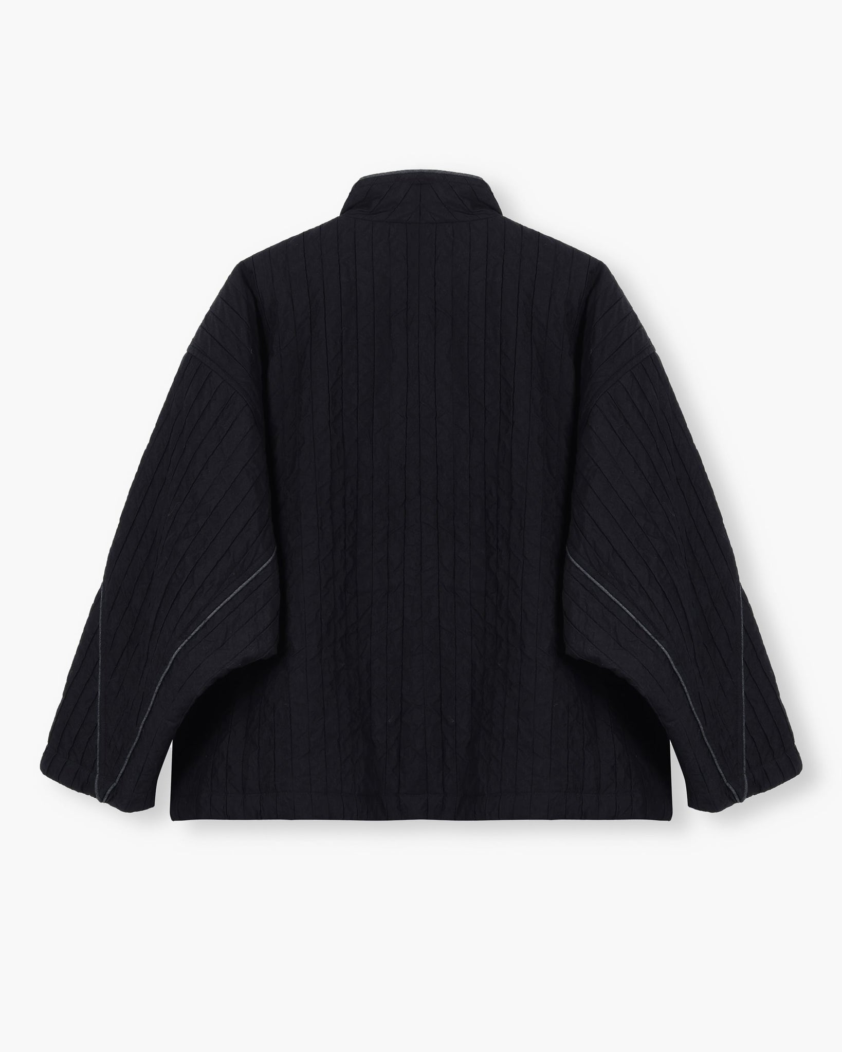 ROSEN Shibui Padded Coat in Pleated Cotton