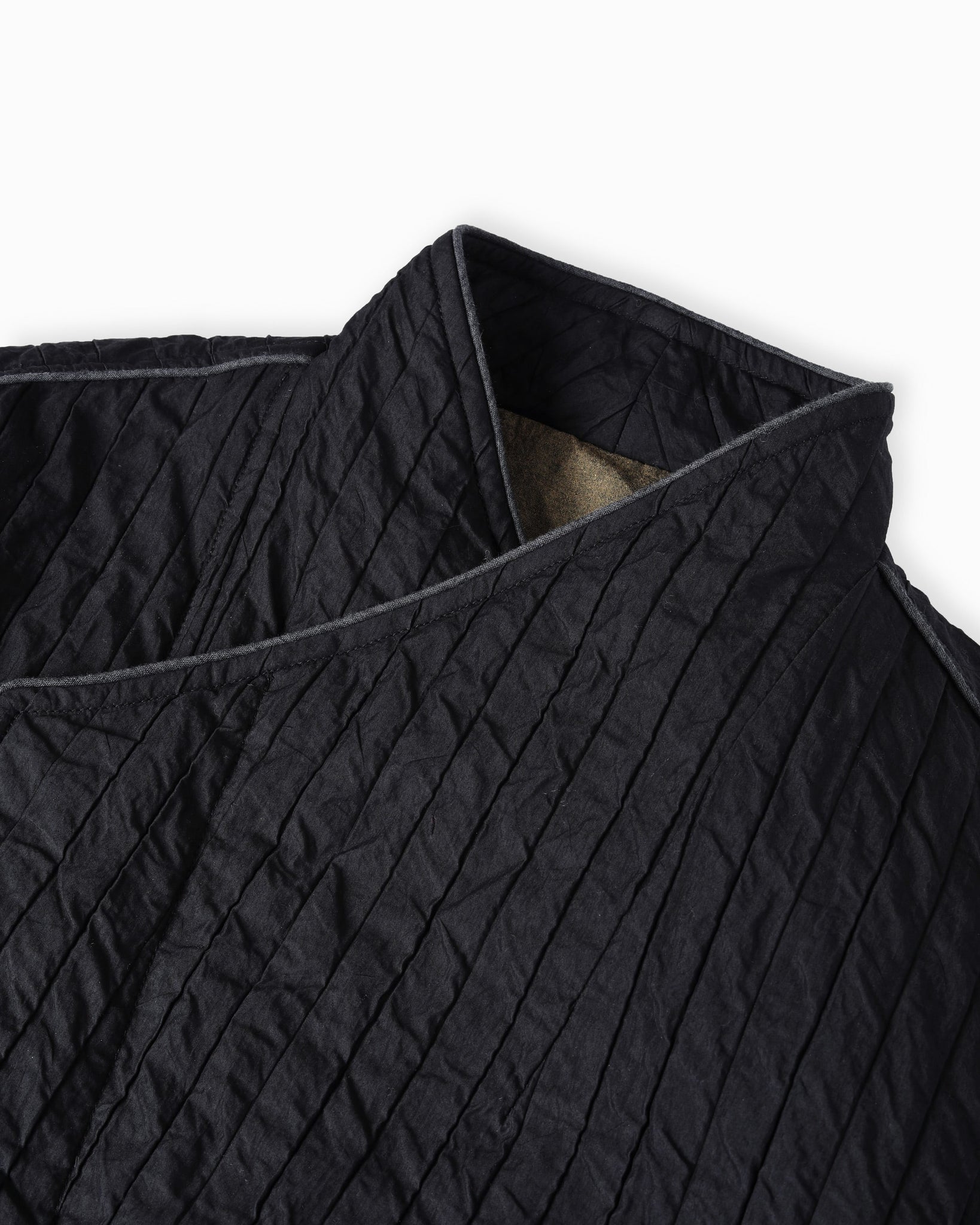 ROSEN Shibui Padded Coat in Pleated Cotton