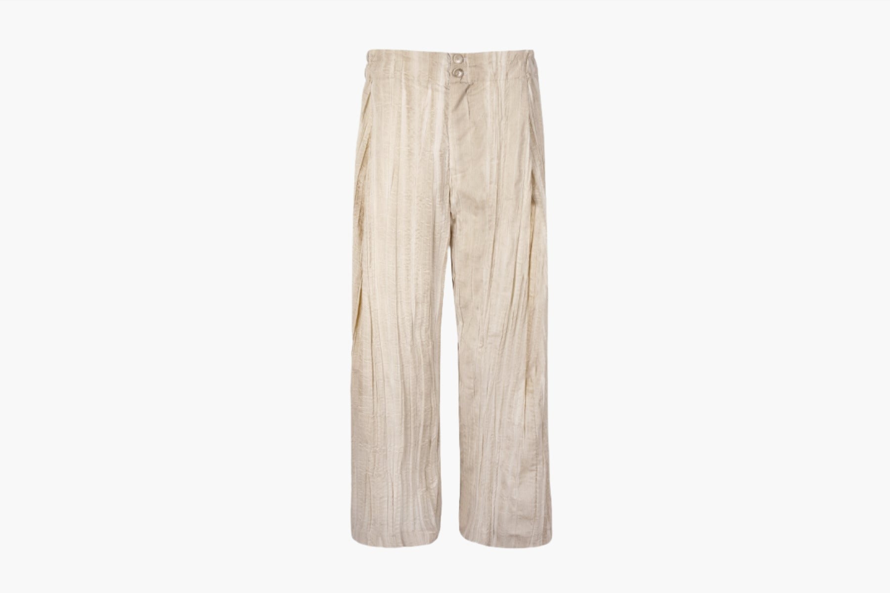ROSEN Planck Trousers in Pleated Cotton
